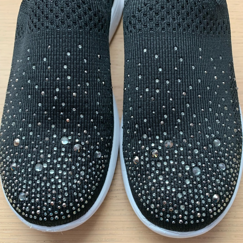 Kelly & Katie Valdina Rhinestone Slip-On Sneakers | Black - Picture 4 of 11